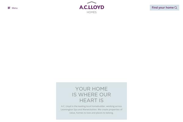 aclloydhomes.com site used Aclloydhomes