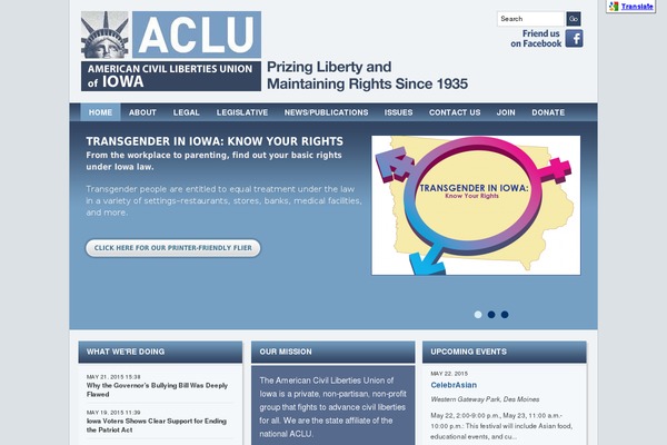 aclu-ia.org site used Business_bite