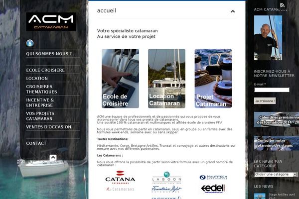 acm-cata.com site used SmartScreen fullscreen responsive WordPress theme