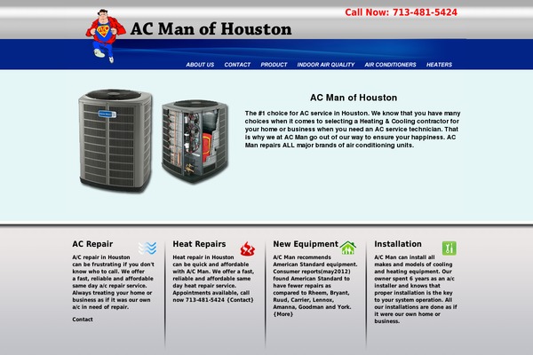 acmanhouston.com site used Upengine