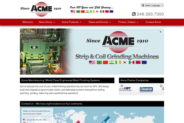 WordPress website example screenshot