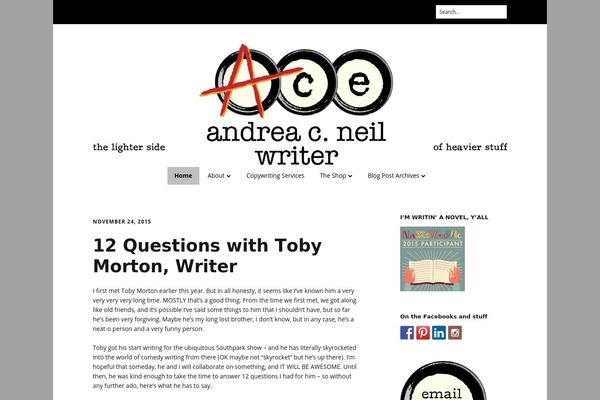 WordPress website example screenshot
