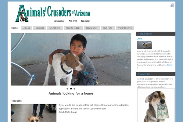 WordPress website example screenshot