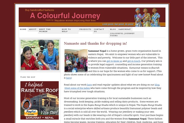 acolourfuljourney.com site used Thesis 1.7