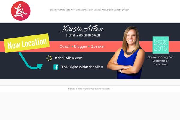 Customizr theme site design template sample