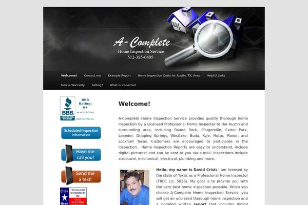 Twenty Eleven theme site design template sample