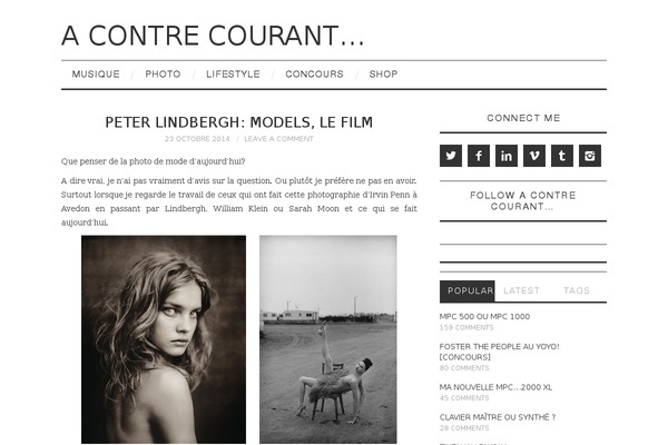 acontrecourant.fr site used Fashionistas