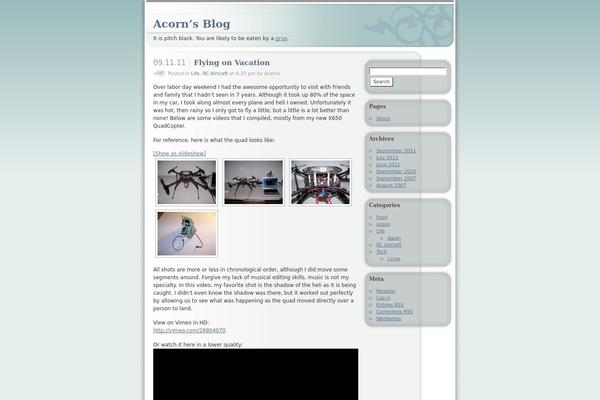 WordPress website example screenshot