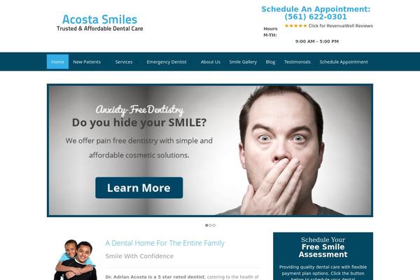 Canvas theme site design template sample