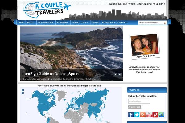 Journey theme site design template sample