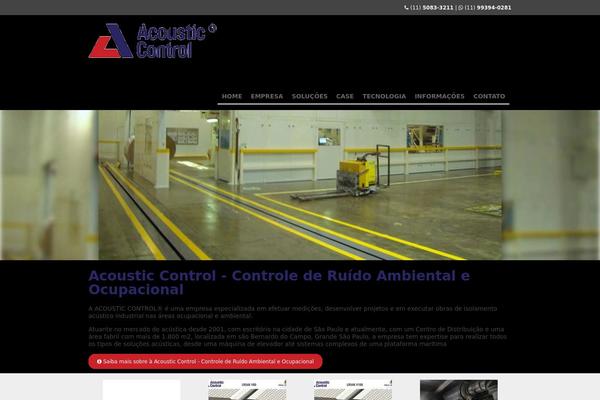 acousticcontrol.com.br site used Bigwig