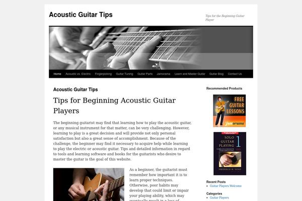 acousticguitartips.com site used Twentyten-child-theme