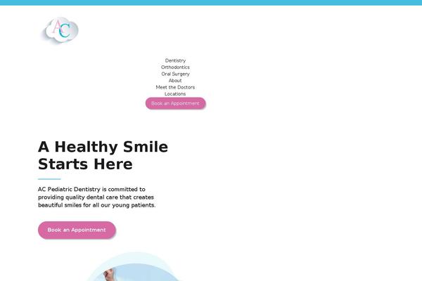 acpediatricdentistry.com site used Blue-ultra-theme