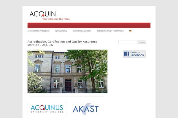 acquin.org site used Twentytwelve-acquin
