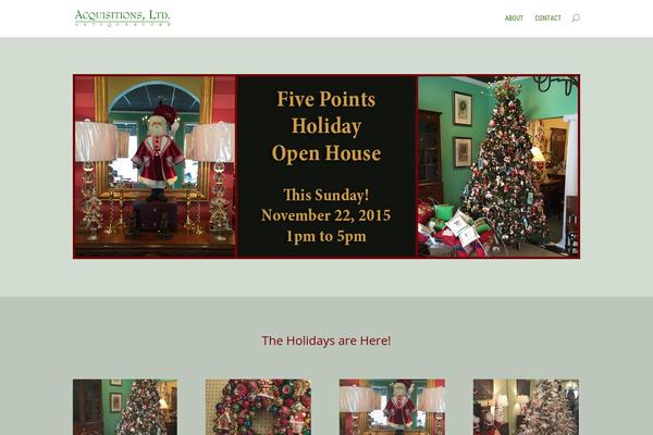 Divi theme site design template sample