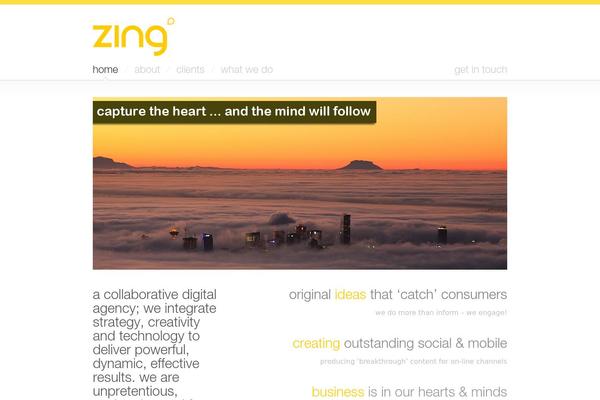acreativezing.com site used Zing