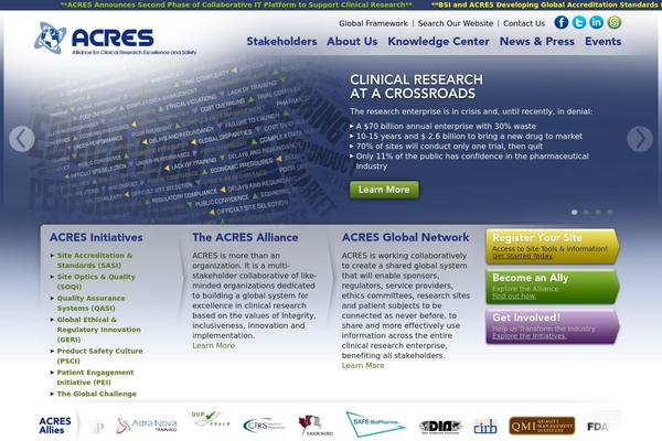 acresglobal.net site used Acres