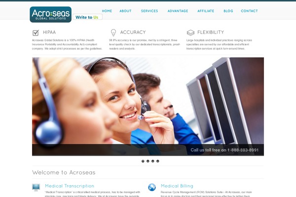 acroseas.com site used Istudio