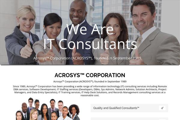 acrosys.com site used Acrosys