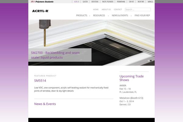 acrylr.com site used Itwsealants