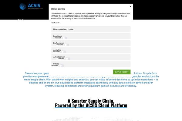 acsisinc.com site used Acsis-divi