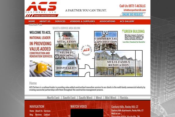 Acs theme site design template sample