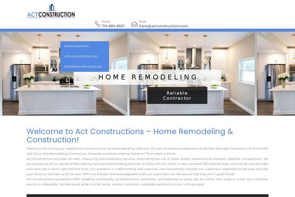 actconstructions.com site used Inspiry-builderpress