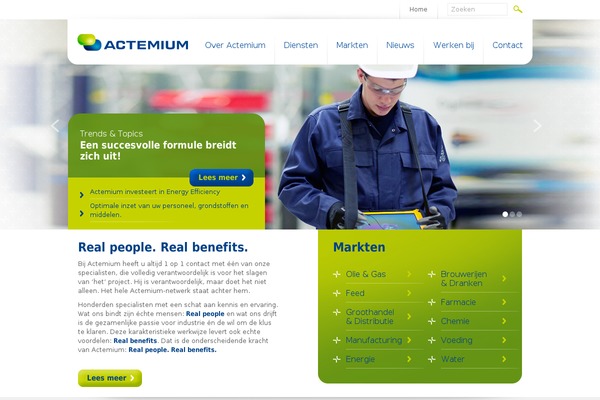 actemium.nl site used Actemium