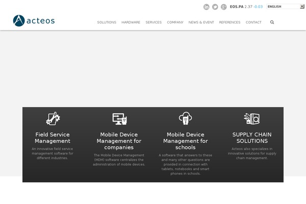 Jupiter theme site design template sample