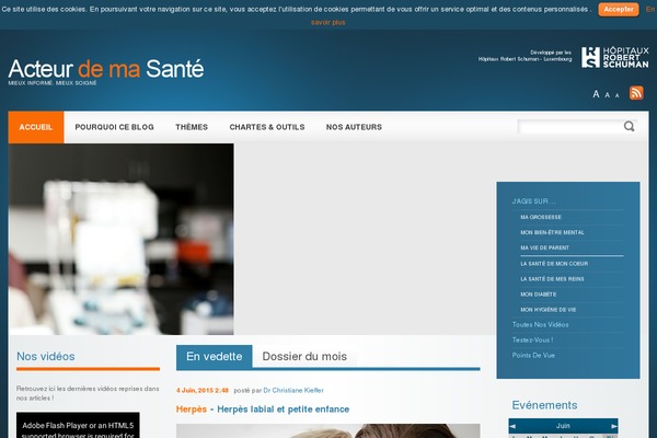 acteurdemasante.com site used Blogffe