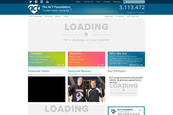 actfoundation.ca site used Actfoundation