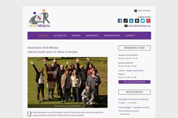 WordPress website example screenshot