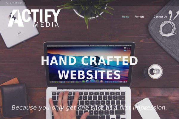 WordPress website example screenshot