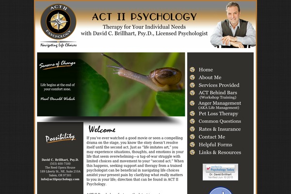 actiipsychology.com site used DMS