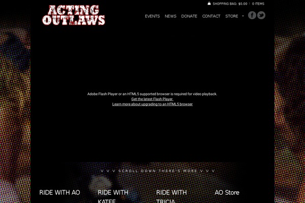 actingoutlaws.org site used Wp_ultraseven5-v1.1.1