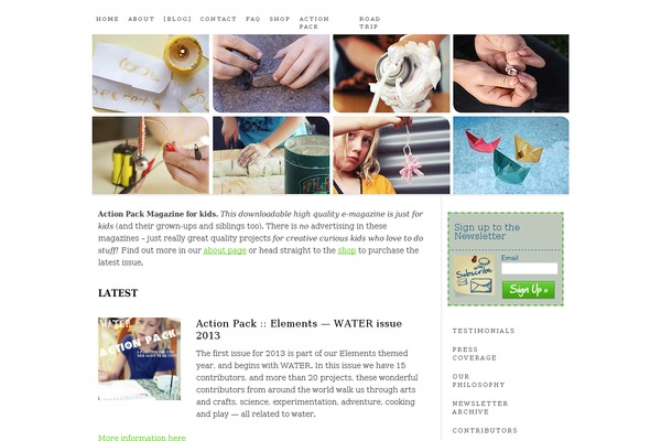 WordPress website example screenshot