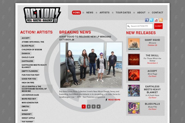 ActionTheme WordPress theme, websites list used ActionTheme theme ActionTheme theme websites examples