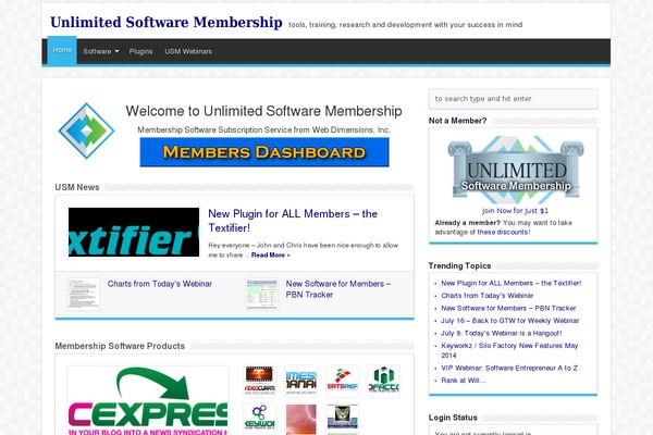 WordPress website example screenshot