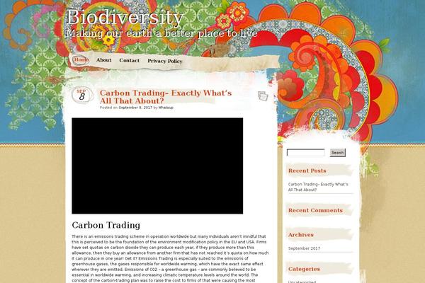 actionbiodiversity.org site used Gazette