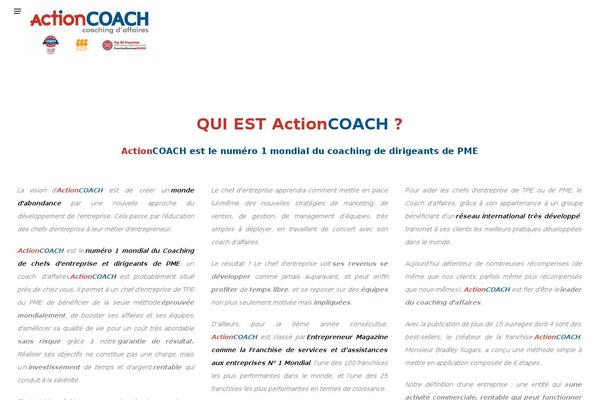 actioncoaching.fr site used Actioncoach