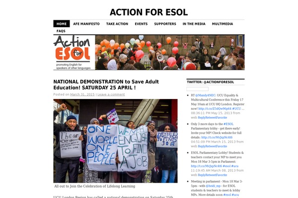 WordPress website example screenshot