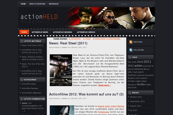 actionheld.com site used iMovies