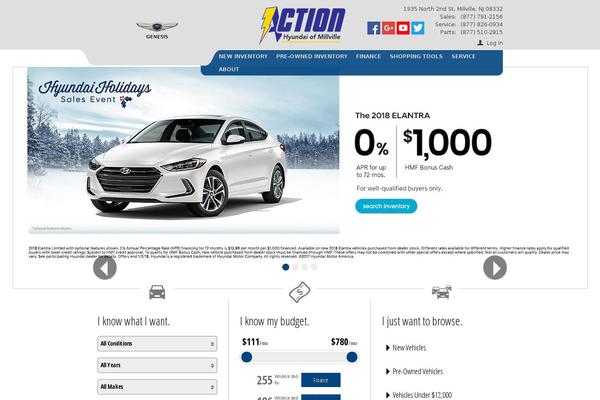 actionhyundai.com site used Fullthrottle-disrupter-action