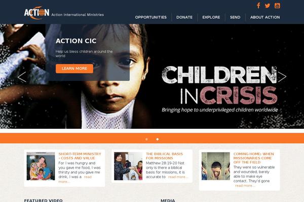 actioninternational.org site used Actional