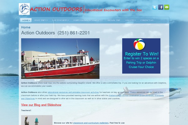 actionoutdoors.org site used Boating