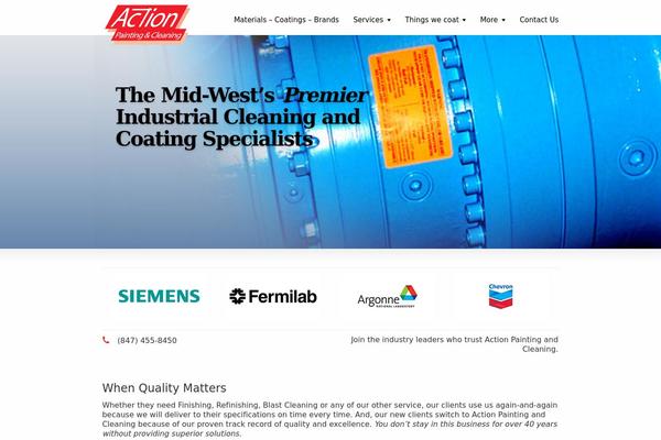 WordPress website example screenshot