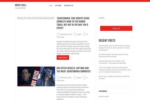 actionsignup.com site used Cinema-theater