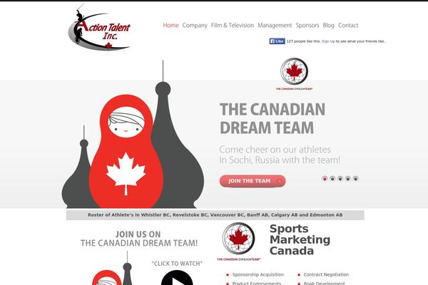 actionsportsmanagement.ca site used Sportsmanagementaction