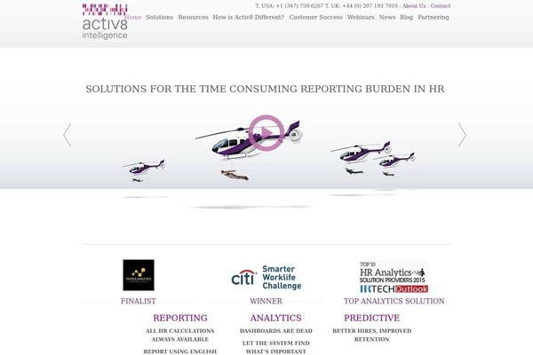 Impreza theme site design template sample