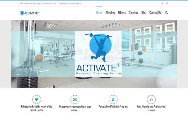 Avada theme site design template sample